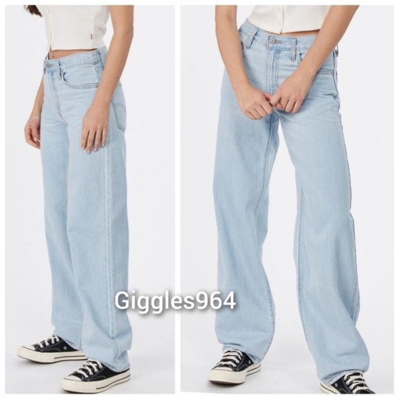 Levi's Baggy Dad Jeans in Light Sugar - Picture 2 of 12